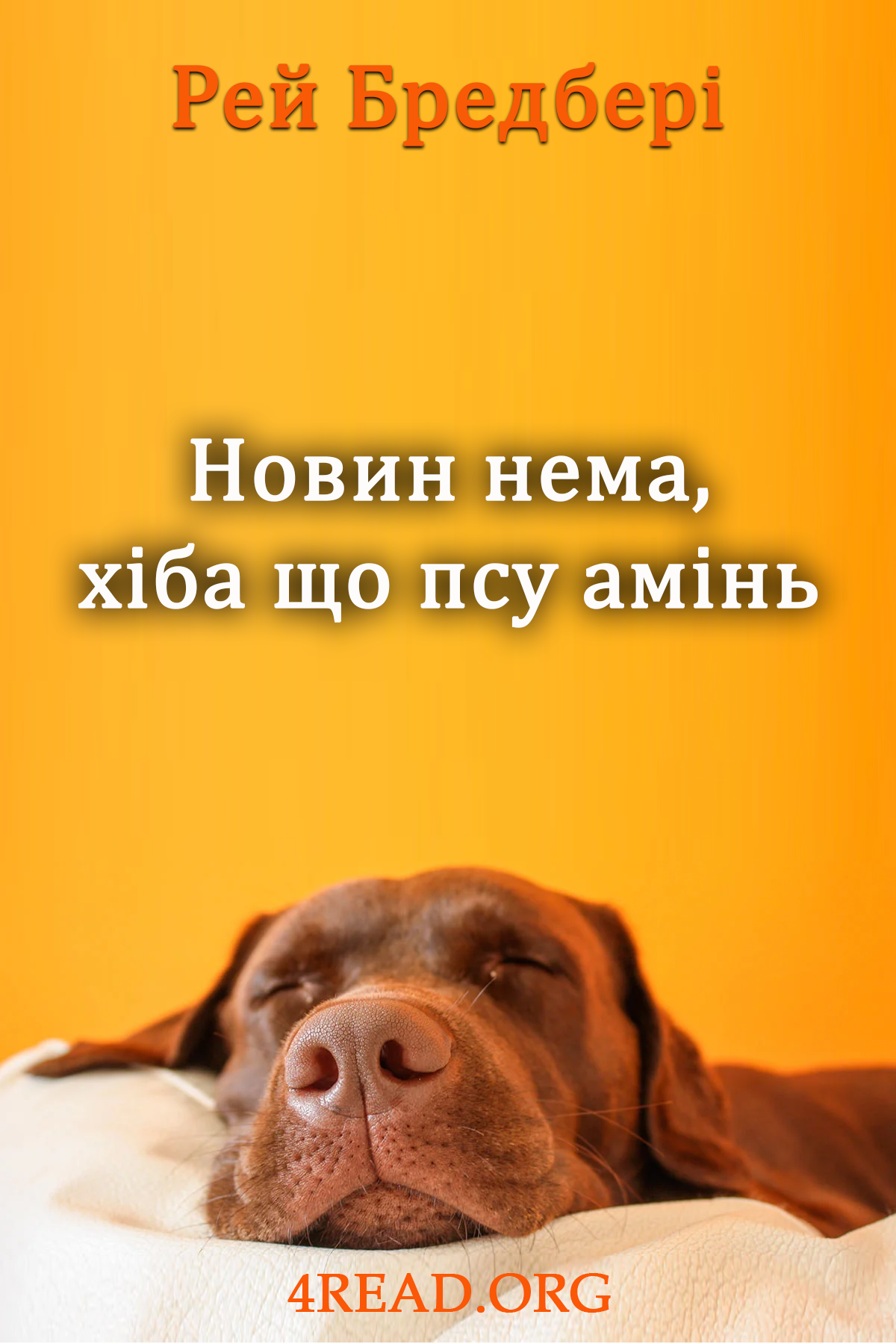 Новин нема, хіба що псу амінь - Рей Бредбері - Слухати Книги Українською Онлайн Безкоштовно 📘 Knigi-Audio.com/uk/