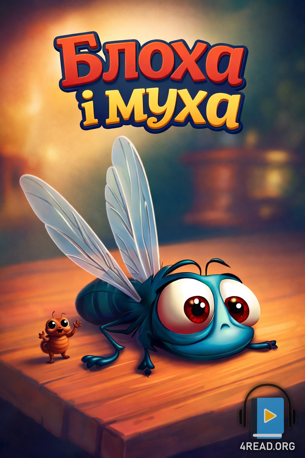 Блоха і муха - Польська народна казка - Слухати Книги Українською Онлайн Безкоштовно 📘 Knigi-Audio.com/uk/