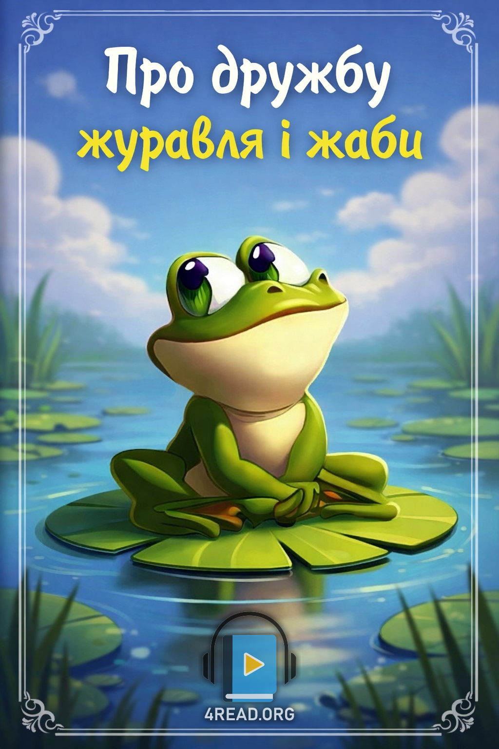 Про дружбу журавля та жаби - Азербайджанська народна казка - Слухати Книги Українською Онлайн Безкоштовно 📘 Knigi-Audio.com/uk/