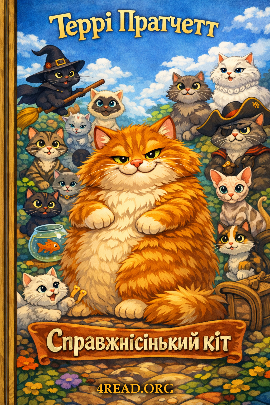 Справжнісінький кіт - Террі Пратчетт - Слухати Книги Українською Онлайн Безкоштовно 📘 Knigi-Audio.com/uk/